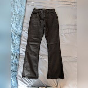 Susan Graver Straight Leg Black Jeans Size 2 Bootcut Fits Like A 4/6